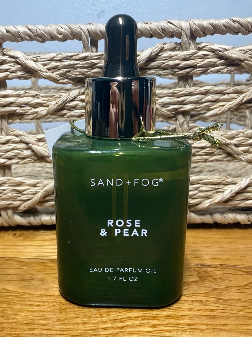 Sand + fog rose and pear perfume oil